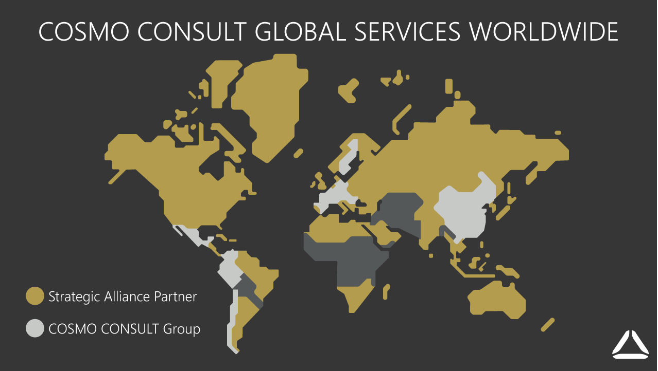 Réseau international des services IT de COSMO CONSULT
