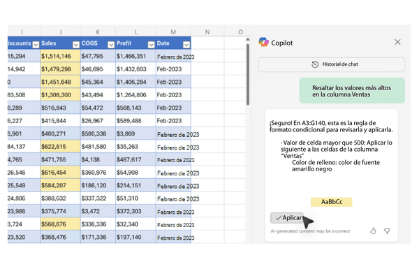 6 formas de usar Microsoft Copilot en Excel para análisis de datos más ...