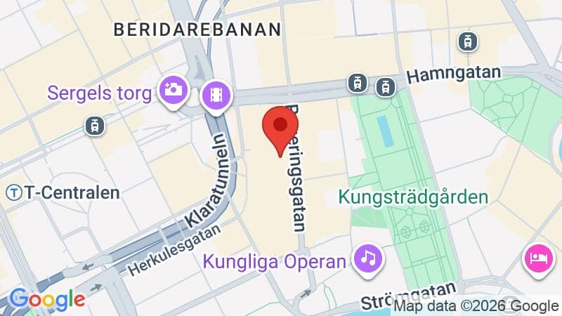 Google Maps-bild av den aktuella platsen