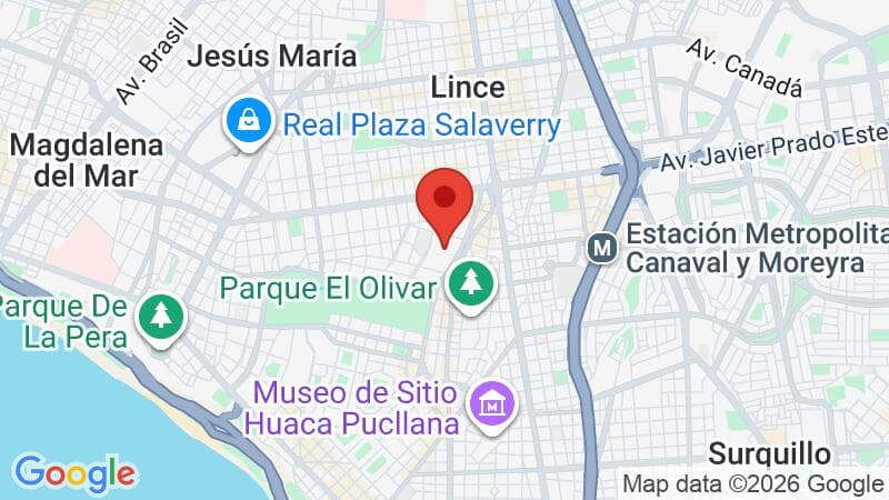 Imagen de Google Maps de la ubicación actual