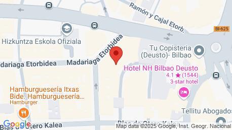 Google Maps-bild av den aktuella platsen