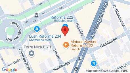 Imagen de Google Maps de la ubicación actual