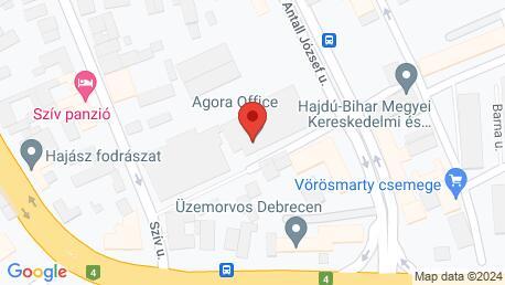 Google Maps kép az aktuális helyről
