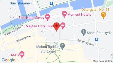 Google Maps-bild av den aktuella platsen