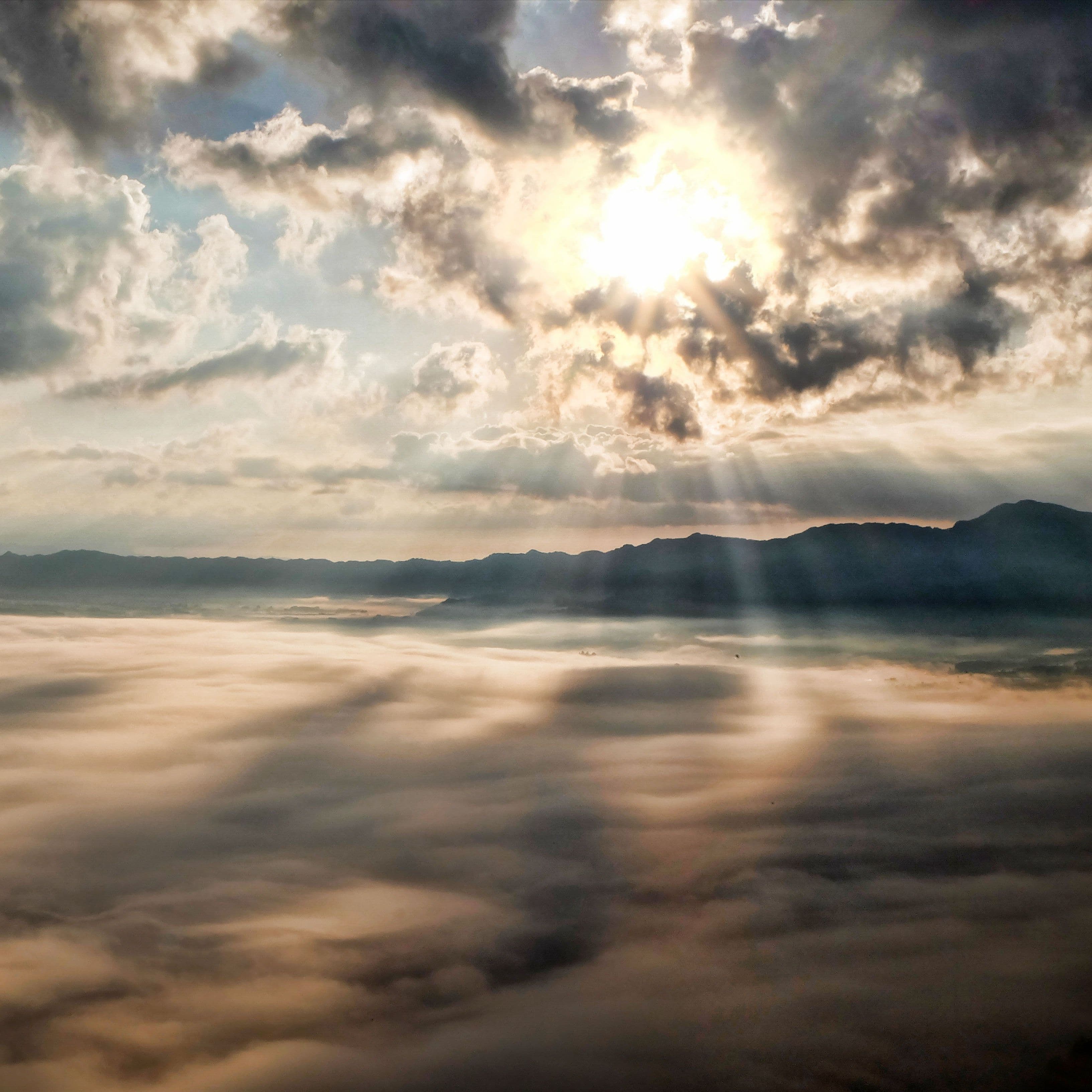 above the clouds