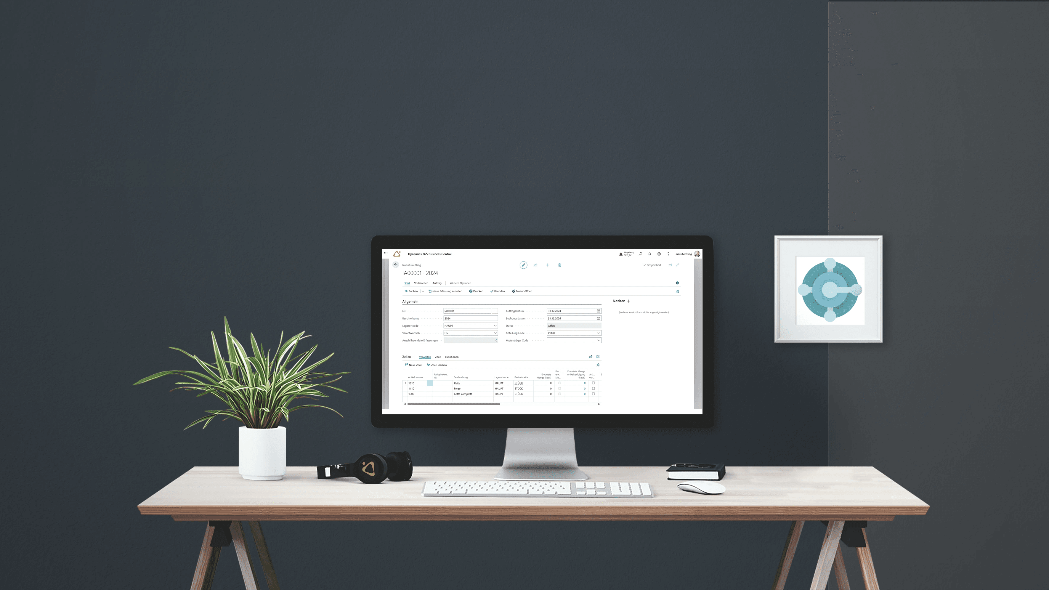 Inventur in Microsoft Dynamics 365 Business Central - Schulung