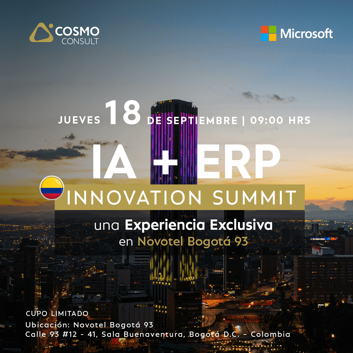 IA + ERP Innovation Summit Bogotá