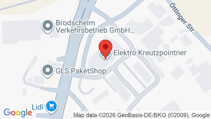 Google Maps Grafik des aktuellen Standortes