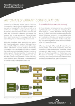 Variant Configuration in Discrete Manufacturing