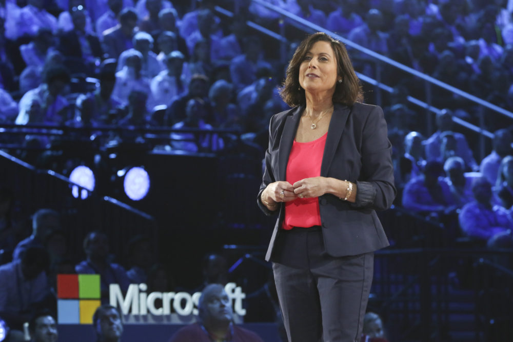 Gavriella Schuster, corporate vice president of One Commercial Partner, at Microsoft Inspire 2019.