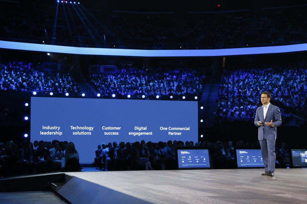 Judson Althoff, executive vice president of Worldwide Commercial Business, at Microsoft Inspire 2019.