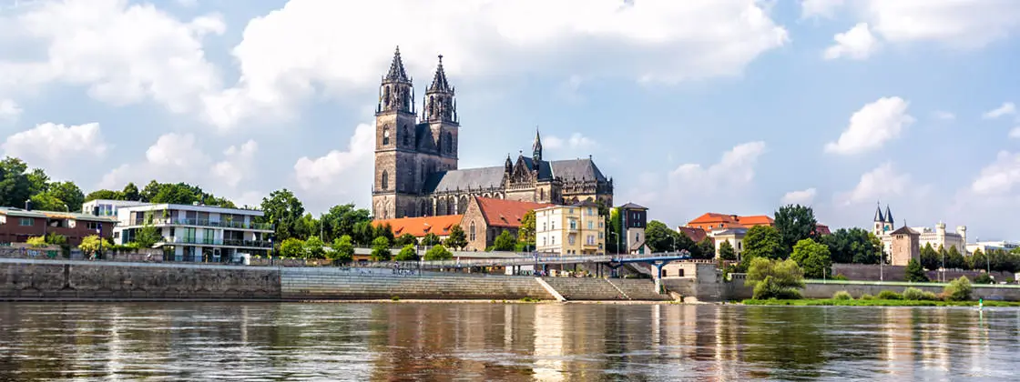 Our location in Magdeburg - View on Magdeburg Cathedral
